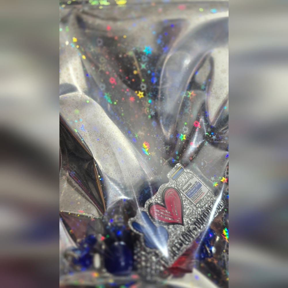 Peace, Love, Propofol Beaded Badge Reel